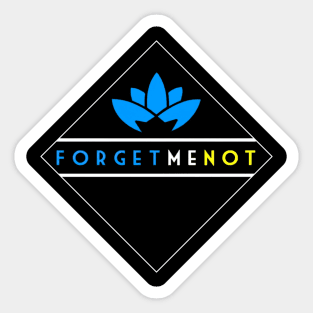 Forget Me Not T-shirt Mug Coffee Apparel Hoodie Sticker Gift Tote Pillow Phone Case Sticker